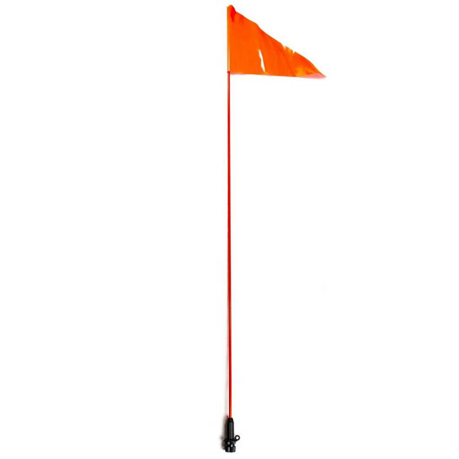 Railblaza Flag Whip Drapeau orange fanion de visibilité pour kayaks canoës peut être transformé en drapeau de plongée