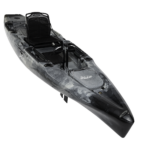 Kayak de pêche à propulsion homologué mer Hobie outback couleur dune camo vue de 3/4 homologué CE