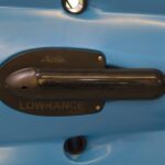 Plaque Lowrance pour Totalscan fixation sous kayak grande